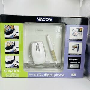 Wacom Graphire 4x5 Graphics Tablet Edit Photos, Draw, Paint, Create Art. New